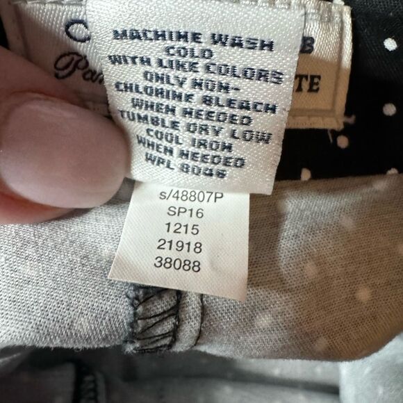 Charter Club Polka Dot Ankle Pants (2P) - Picture 5 of 5